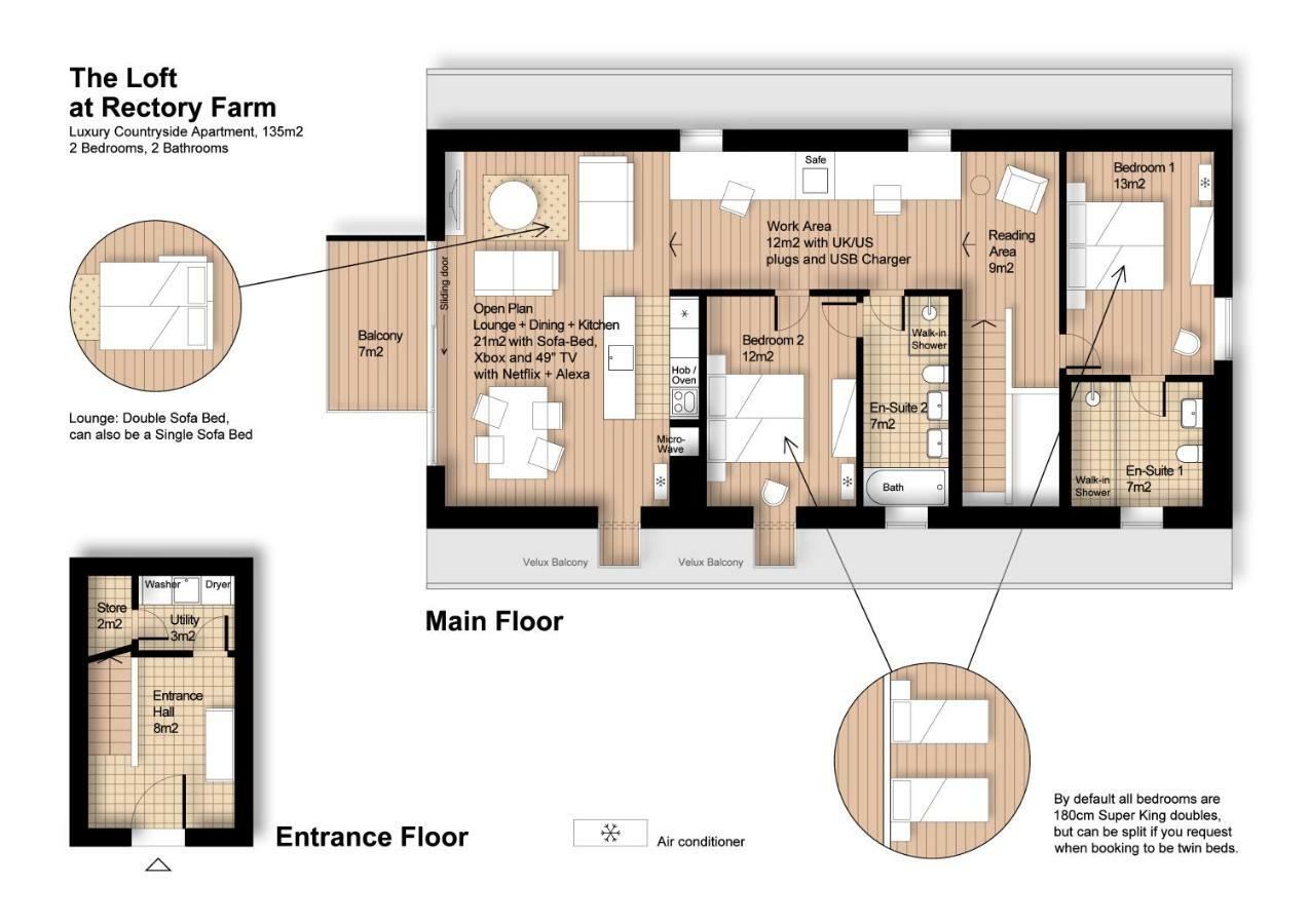 Vila The Loft : Luxury Countryside Retreat For Family & Friends Clipston  Exteriér fotografie